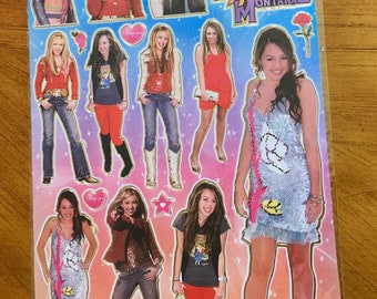 Large Hannah Montana Sticker Decals