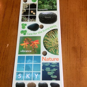 Vintage Nature Zen Scrapbooking Stickers