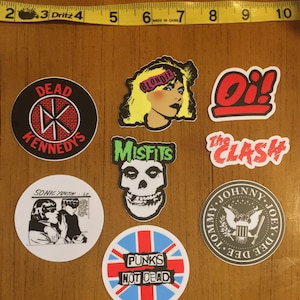 Punk Rock Band Stickers - Etsy