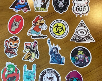 SET of Zombie Apocalypse Stickers