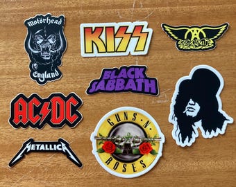 80年代ロックバンドステッカーセット - Etsy 日本