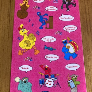 Vintage Sandylion Sesame Street Stickers