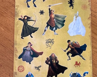 Vintage Chronicles of Narnia Movie Stickers