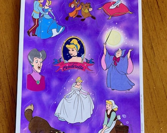 Vintage Cinderella Sticker Sheet