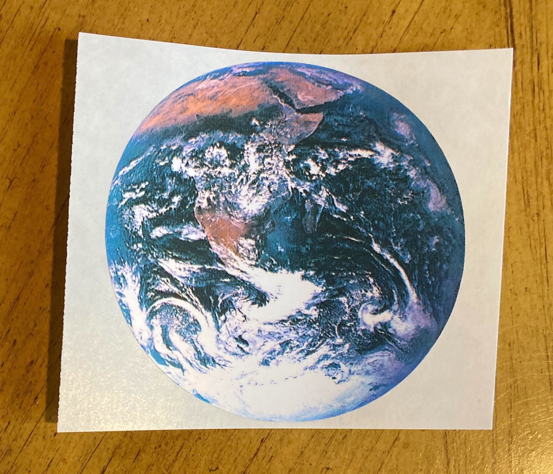 Earth Sticker - Etsy