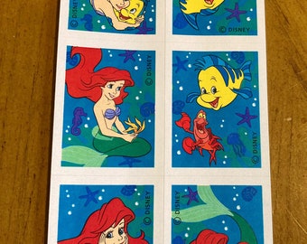 The Little Mermaid Ariel Flounder Sebastian Stickers
