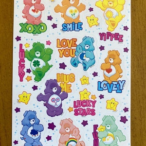 Vintage Care Bear Stickers
