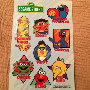 Vintage Sesame Street Stickers