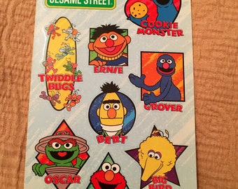 Vintage Sesame Street Stickers