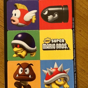 Super Mario Nintendo Stickers