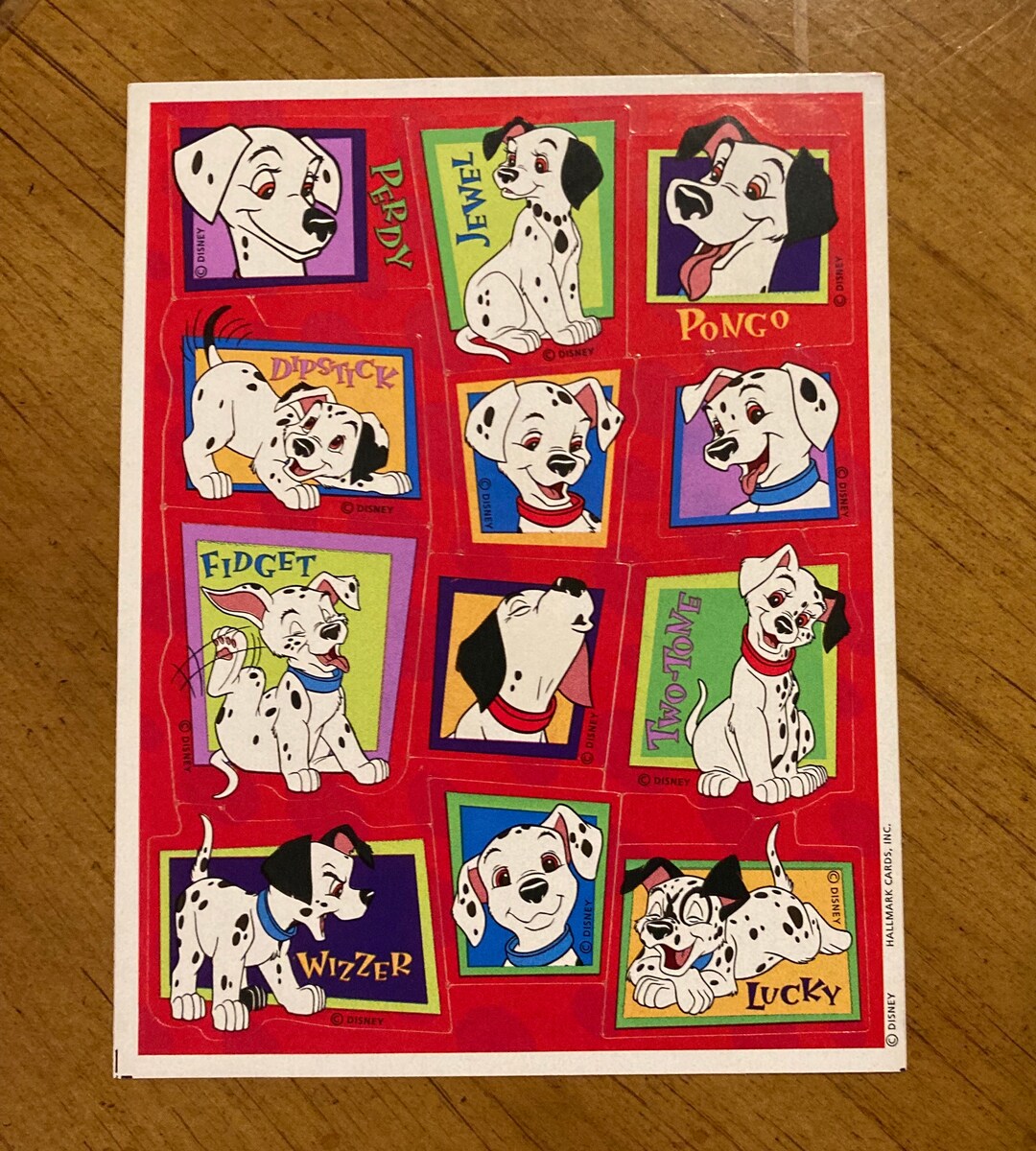 101 Dalmatians Stickers Etsy