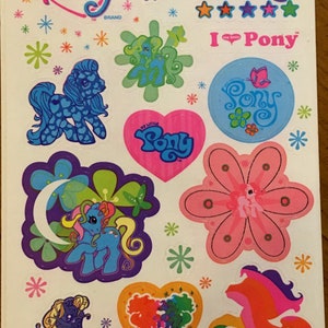My Little Pony Vintage Stickers