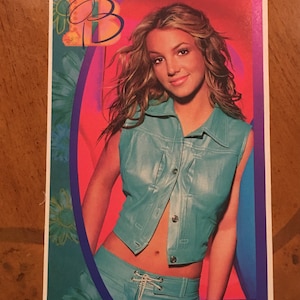 VINTAGE Large BRITNEY SPEARS Sticker