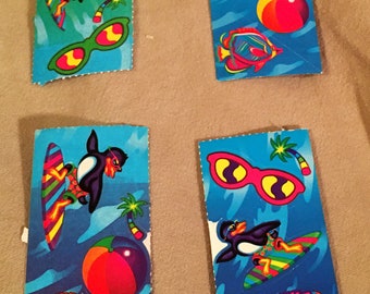 SET Vintage Lisa Frank Penguin Sticker Sheets