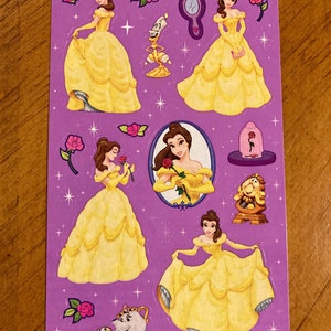 Belle Beauty and the Beast Sticker Sheet