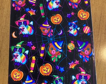 Pegatinas vintage de Halloween de Lisa Frank