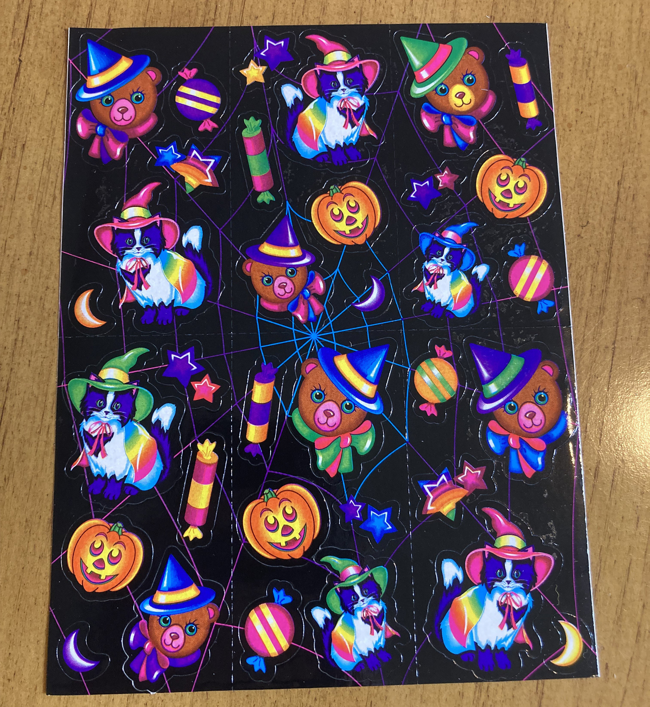 Vintage Lisa Frank Halloween Stickers - Etsy
