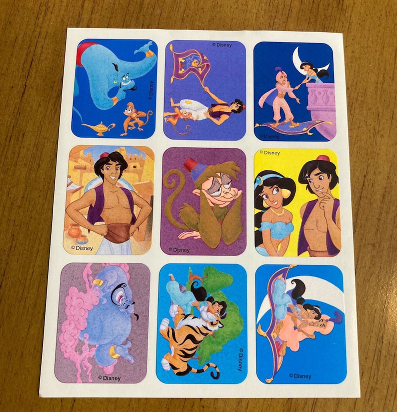Aladdin Vintage Stickers - Etsy