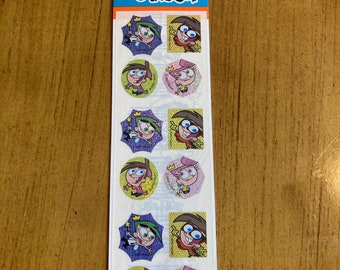 Vintage Fairly Odd Parents sticker sheet