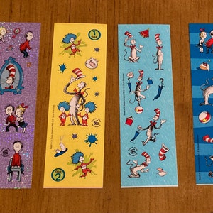 Dr Seuss Sandylion Cat in the Hat Sticker Sheet