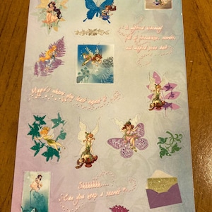 Adesivi vintage glitterati Trilli fata Penpal