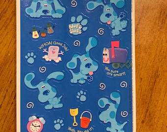 1998 Vintage Blues Clues Stickers