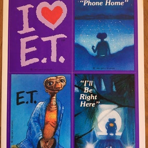 VINTAGE E.T. Sticker Sheet