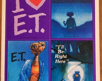 VINTAGE E.T. Sticker Sheet