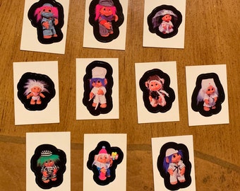Vintage Troll Doll Stickers