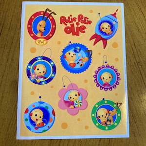 Vintage Rolie Polie Olie Stickers