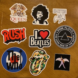 Classic Rock Sticker Set