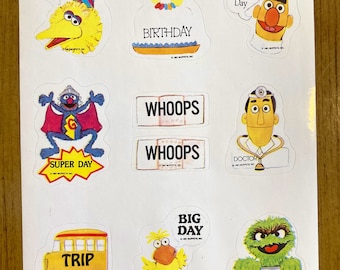 Vintage Sesame Street Stickers