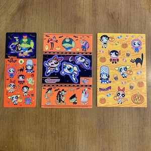 Halloween Power Puff Girls Stickers