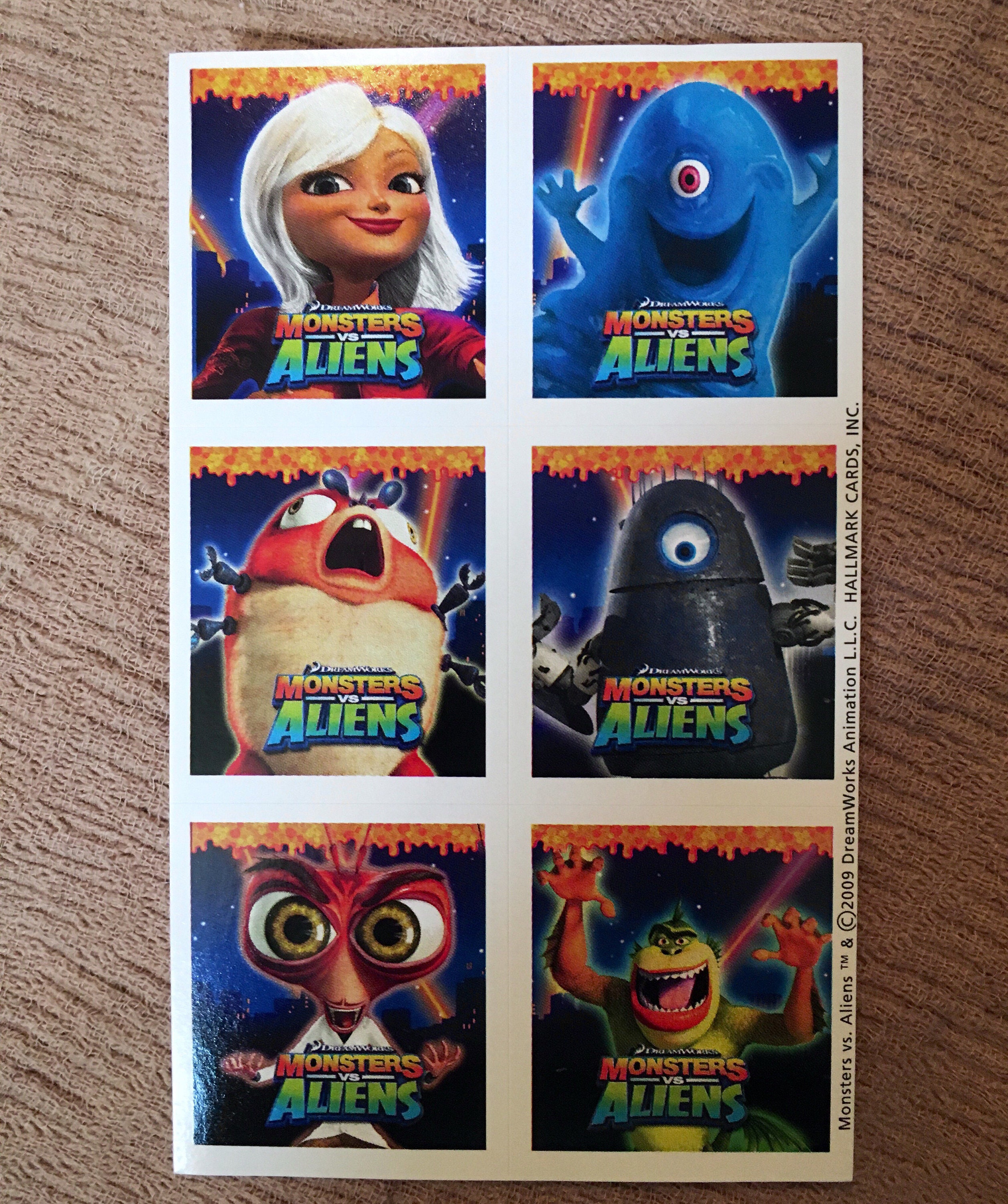 Vintage Monsters Vs Aliens Sticker Sheet - Etsy Vintage Monsters Vs Aliens Sticker Sheet - Etsy