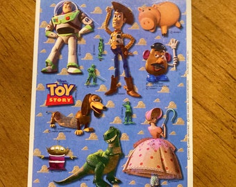 Vintage Toy Story Sticker Sheet