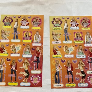 Hannah Montana Personalized Stickers
