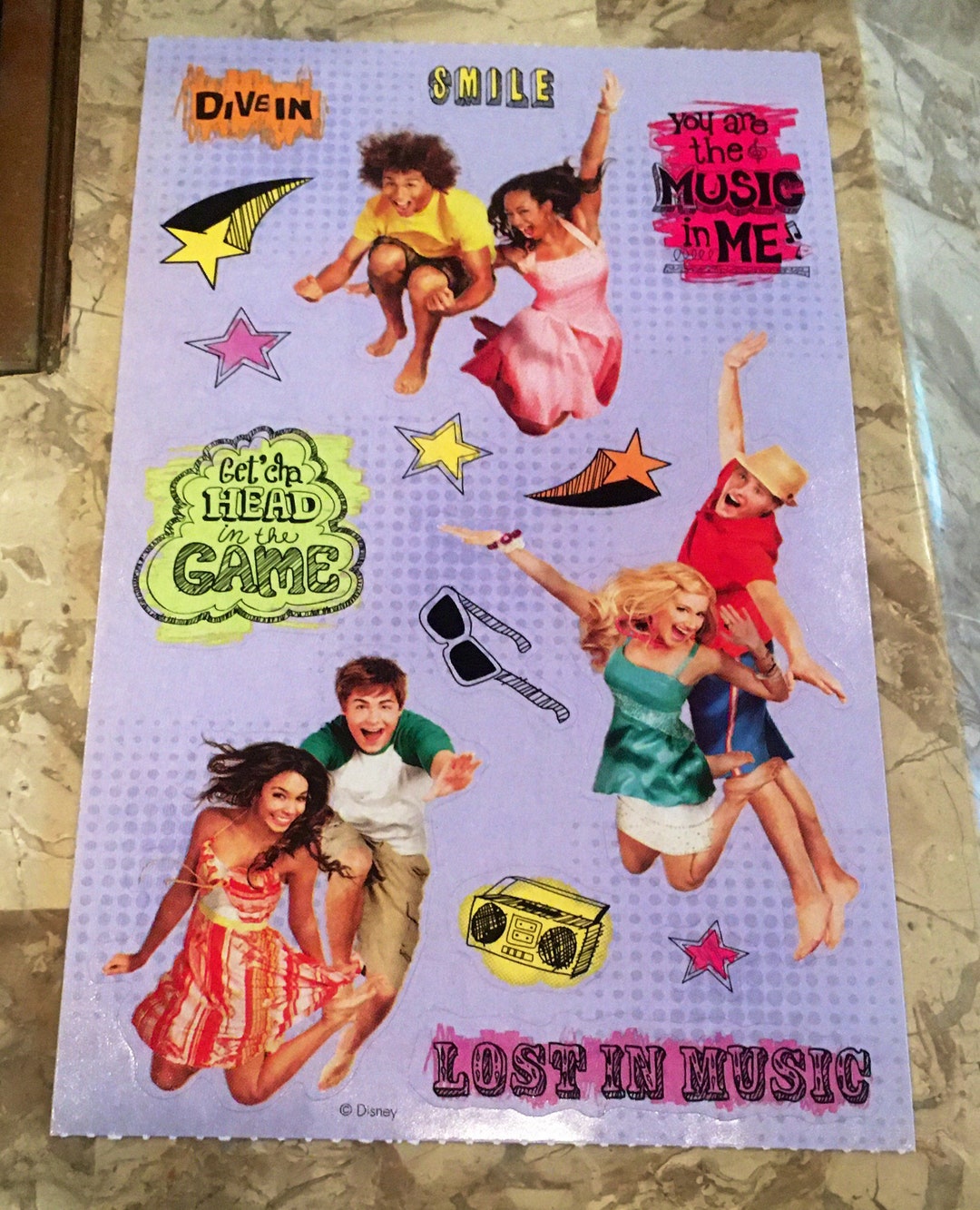 Vintage High School Musical Stickers - Etsy