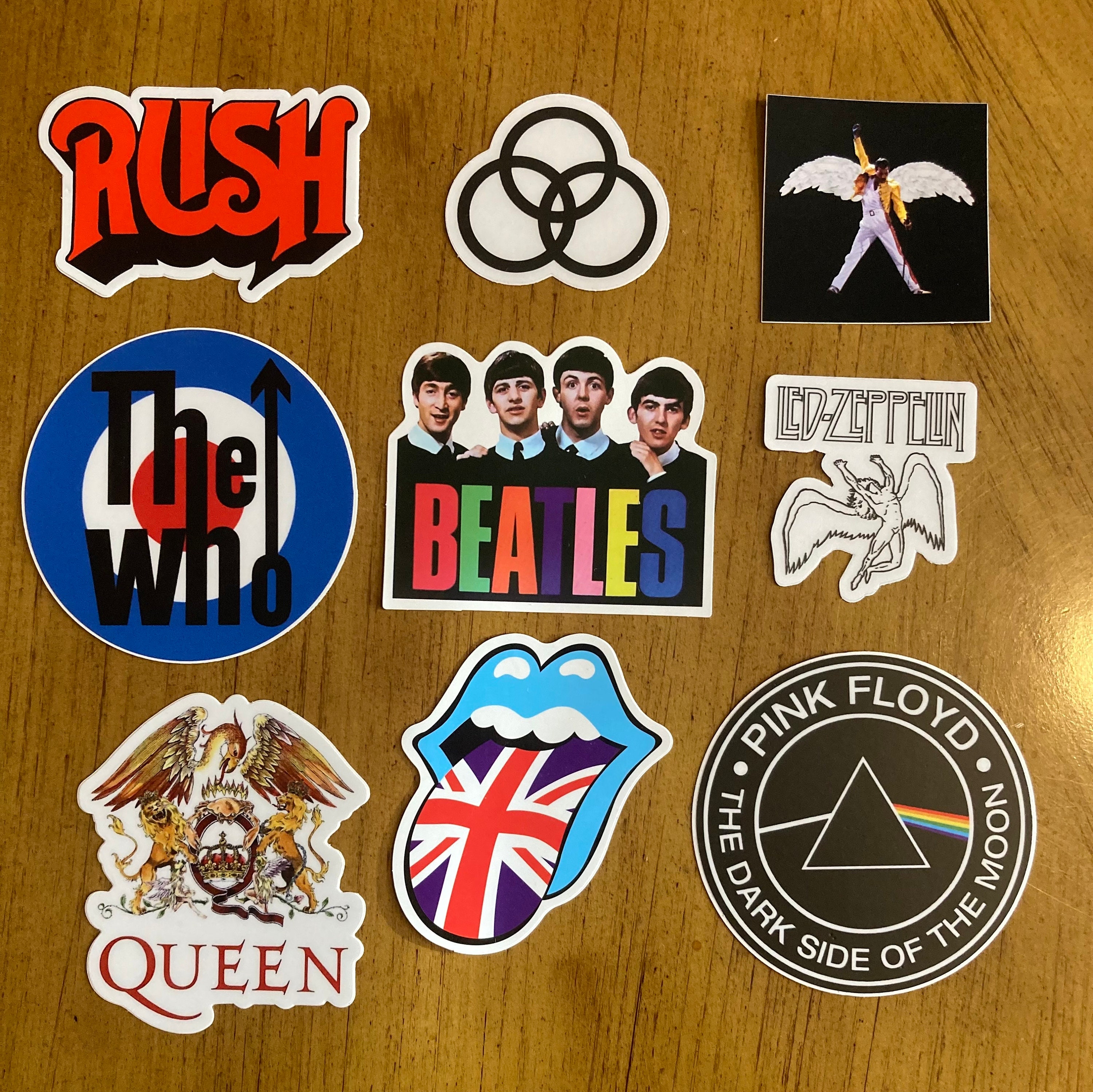 Classic Rock Band Stickers image