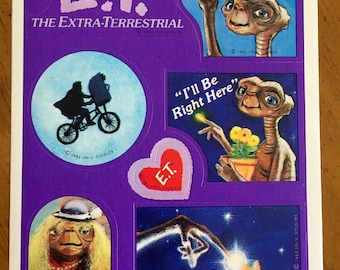 VINTAGE E.T. Sticker Sheet