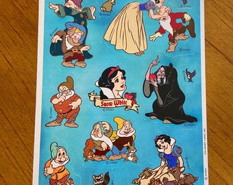 Vintage Schneewittchen-Aufkleber