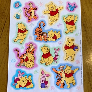Vintage Winnie the Pooh Stickers