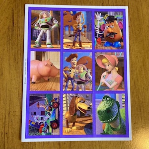 Vintage Toy Story Sticker Sheet