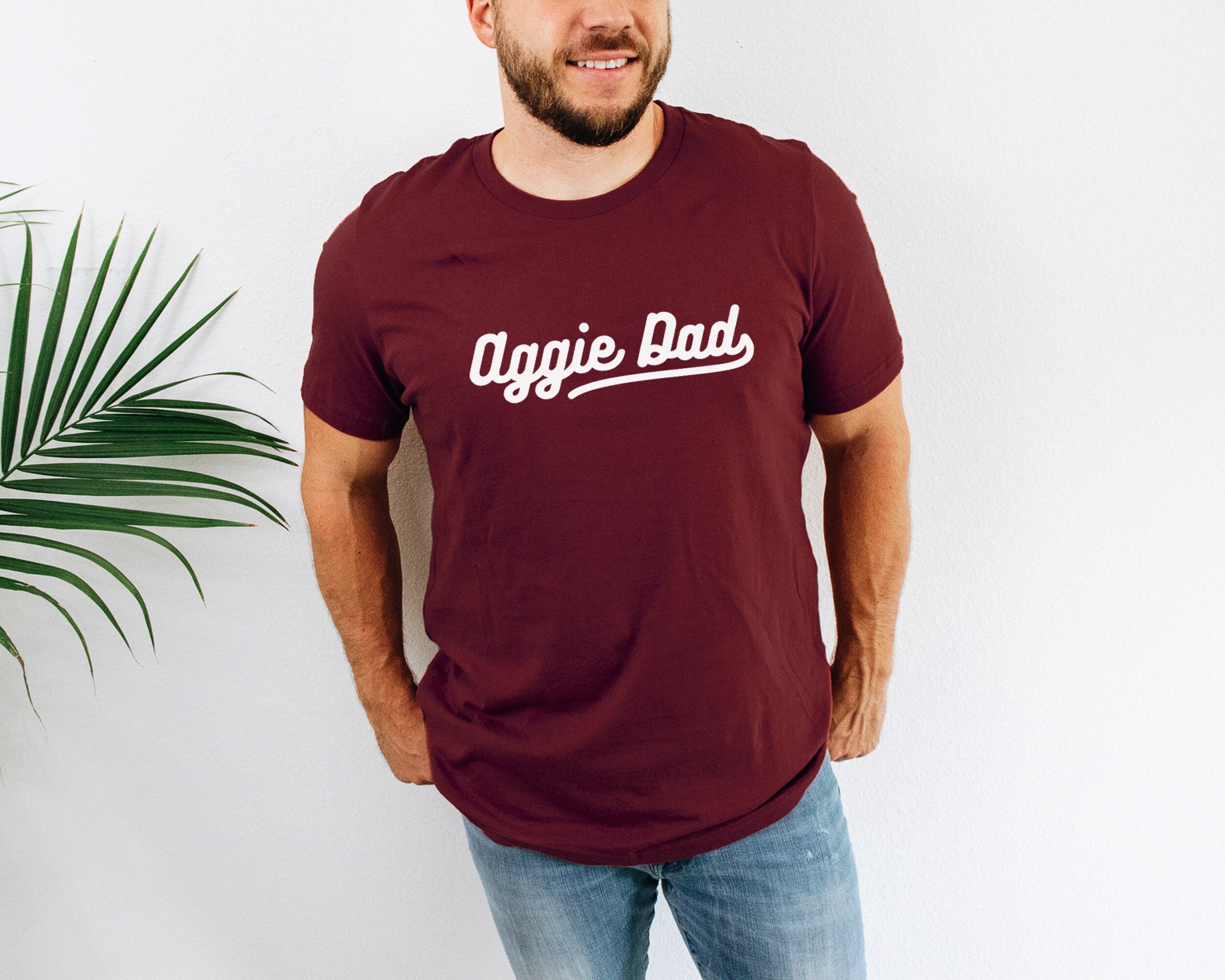 Aggie Dad Shirt Mens Aggie Shirt Aggie Football Shirt | Etsy