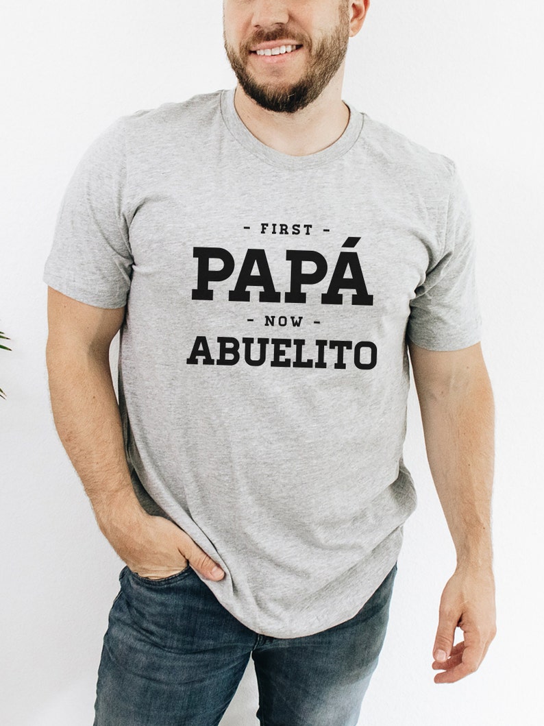 New Abuelo Shirt Personalized Pregnancy Announcement - Etsy