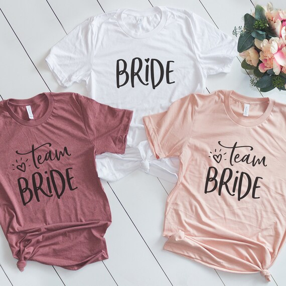 team bride shirts