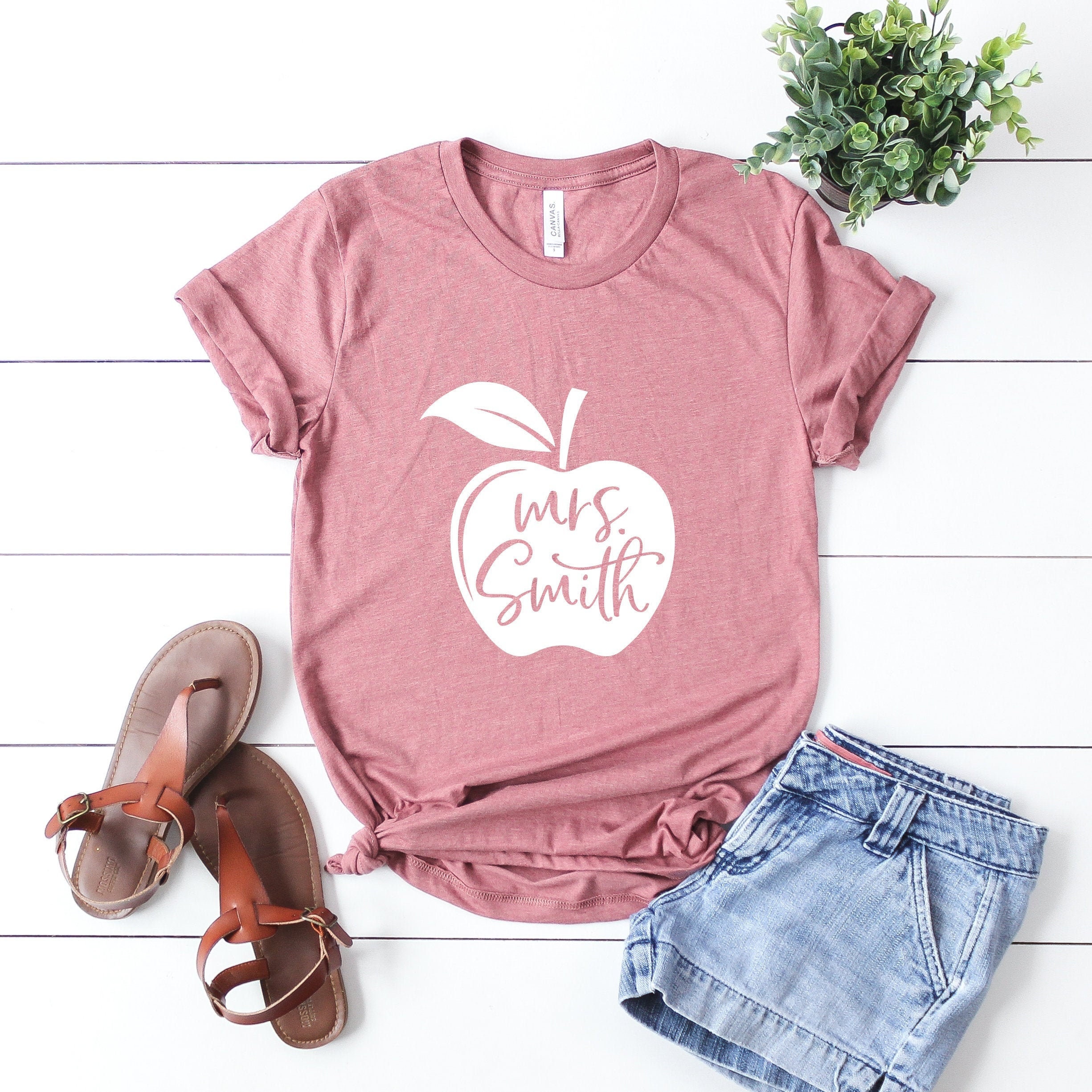 Teacher Gift Teacher Name Shirt Custom 