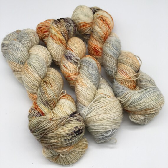 Tin shed - hand-dyed, speckled sparkle sock yarn - 100g (400m)