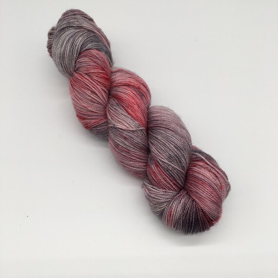 Cinders - hand-dyed, variegated sparkle sock yarn - 100g (400m)