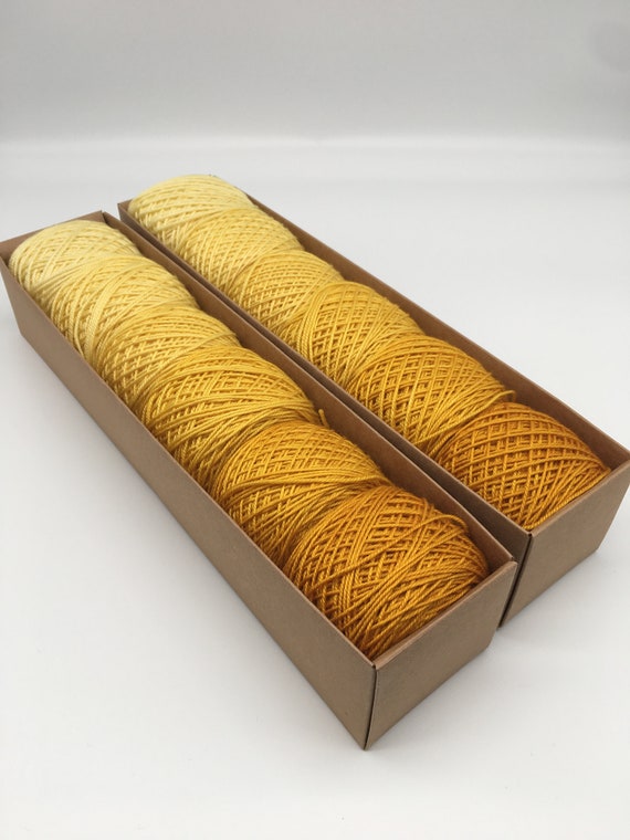 Duckling - hand-dyed merino cashmere silk yarn - 6 x 33g mini balls, 200g total