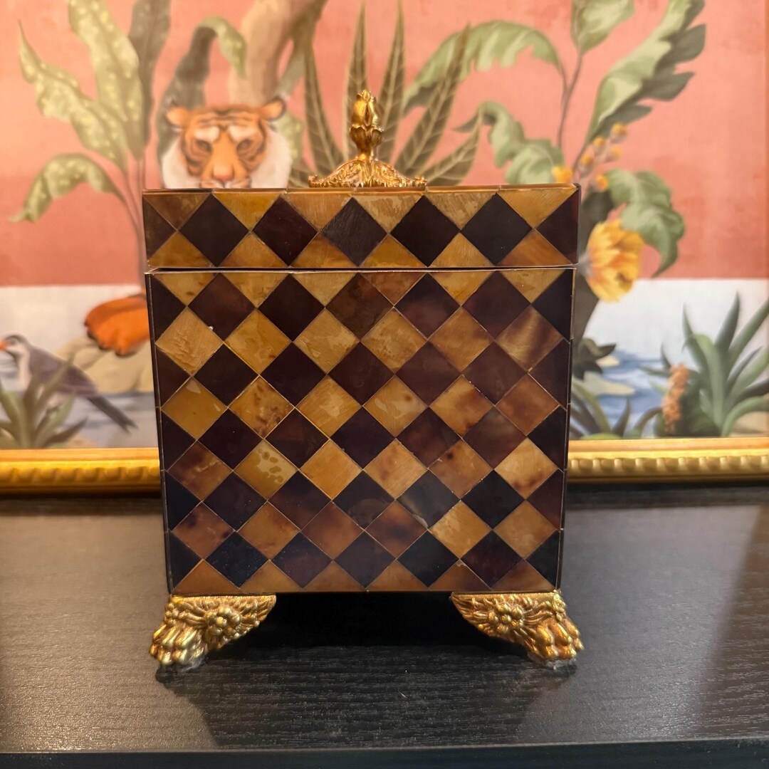 Penshell Box Maitland Smith Harlequin Penshell Box - Etsy